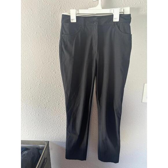 Lululemon City Sleek 5 Pocket 7/8 Pant Black size 6. GUC. Some stitching that ha - Picture 1 of 7